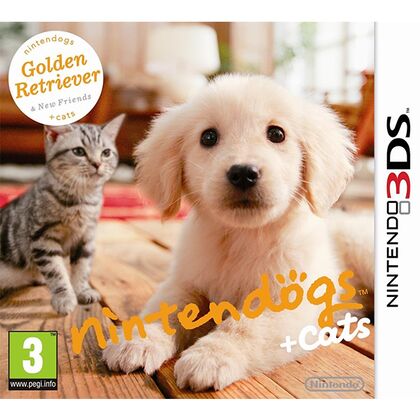 Nintendogs + Cats: Golden Retriever & New Friends - No Box